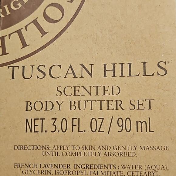 New 3 Tuscan Hills Scented Body Butter Set - Picture 5 of 5